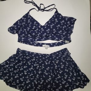 Favlux  two piece short set blue 29